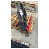 (Unused)-LandHonor Skid Steer Bale Spears Model BS-12-2500G