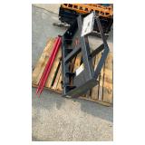 (Unused)-LandHonor Skid Steer Bale Spears Model BS-12-2500G