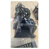 (Unused) - Land Honor (RGB-11-72W) - Heavy Duty Hydraulic Root Rake Grapple Attachment