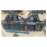 (Unused) - Land Honor (RGB-11-72W) - Heavy Duty Hydraulic Root Rake Grapple Attachment