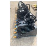 (Unused) - Land Honor (RGB-11-72W) - Heavy Duty Hydraulic Root Rake Grapple Attachment