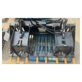 (Unused) - Land Honor (RGB-11-72W) - Heavy Duty Hydraulic Root Rake Grapple Attachment