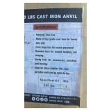 (Unused) - LandHonor 200lbs Cast Iron Anvil - Professional Grade