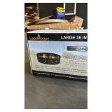 LandHonor 36-inch Round Metal Fire Pit Ring