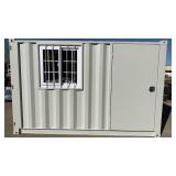 (Unused) - 10ft Storage Container with Window & Side Door - light grayDFCU1665764