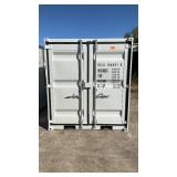 (Unused) - 11ft Storage Container with Window & Side Door - light grayDFCU1665975