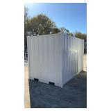 (Unused) - 11ft Storage Container with Window & Side Door - light grayDFCU1665975