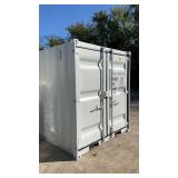 (Unused) - 11ft Storage Container with Window & Side Door - light grayDFCU1665975