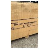 42x30 ft (K4230G) Large Heavy-Duty Metal Storage Shed - (Unused)- 2 box set