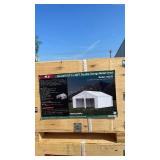 23x22 FT (K2223)Double Garage Metal Shed - Unused