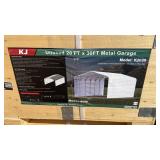 20x30 FT (K2030)Heavy-Duty Metal Garage Kit - Unused