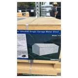 12x20 ft (K1220) Single Car Metal Garage Shed - Unused