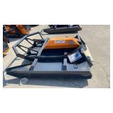 (HDBC-72W)Arteer 72-inch Skid Steer 4-Blade Brush Cutter Unused