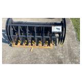 (RR-78W) Arteer 78-inch Skid Steer Root Rake  (Unused)