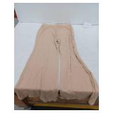 Fashion Womens Beige Ribbed Two-Piece Clothing Set, Large