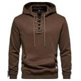 Lylinan Womens Tunic Style Hoodie, Coffee Gray, Small