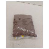 Lylinan Womens Tunic Style Hoodie, Coffee Gray, Small