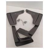 Front And Rear Fender Mud Flaps, Black, FT24042402