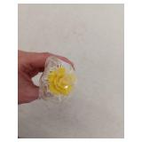 10pcs Yellow Rose Napkin Rings