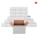 Small White Shipping Boxes - 25 Pack