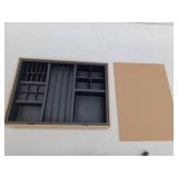 Bamboo and Silicone Jewelry Organizer- Black Liner