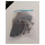 Black Ribbed Short Sleeve Lounge Set Size Lg