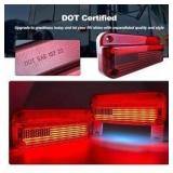 American Flag LED RV Tail Light Kit with Mounting Brackets