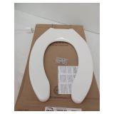 Bemis Commercial Heavy-Duty Plastic Toilet Seat White