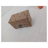 Baldwin 1140190I 0.62 in. Radius Corner Hinge  Satin Black - 4 x 4 in.- lot of 3