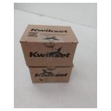 Kwikset One-Sided Deadbolt, Matte Black- lot of 2