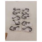 Matte Black Heavy Duty Coat Hook- lot of 10
