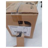 Progress Lighting White 1-Light Flush Mount with White Glass