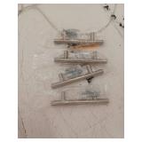 Liberty Hardware Franklin Brass 3 in. European Steel Bar Style Cabinet Pull Handle-lot of 4