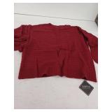 ZAFUL Womens Cropped Sweater V-Neck Long Sleeve Crop Sweater Pullover Medium