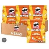 Pringles Mingles Cheddar & Sour Cream Snacks - 6 Pack