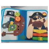 Pirate Ship Toddler Busy Book Activity Set