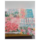 Tropical Summer Decorative Throw Pillow Case Collection