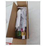 23-inch White Tabletop Christmas Tree