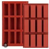 Rectangular Silicone Granola Bar Mold Set of 2