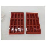 Rectangular Silicone Granola Bar Mold Set of 2