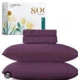 Carressa Linen 800 TC Egyptian Cotton Sheet Set - Queen size