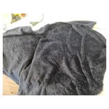 Plush Navy Throw Blanket - 40x50