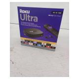 Roku Ultra LT 4K HDR Streaming Device and One For All Amplified HDTV Antenna for 1080P and 4K Free TV Channels