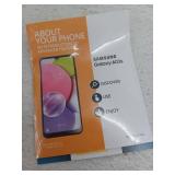 Samsung Android Smartphone with Marble Case and Stand