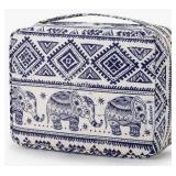 Narwey Elephant Print Toiletry Bag