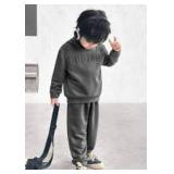 Boston Embossed Kids Sweatsuit Set Size 9Y