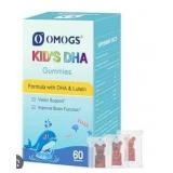 OMOGS Kids DHA Gummies with Lutein - 60 Count Exp 5 2026