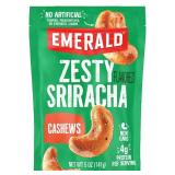 Emerald Nuts Sriracha Seasoned Cashews (1-Pack) | 5 Oz Resealable Bag, BB  May 23 25