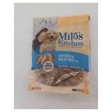Milos Kitchen Chicken Meatballs Chewy Dog Treats - 18oz. BB-  May 3 25