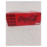 Coca-Cola Zero Sugar Sugar-Free Soda Fridge Pack  7.5 fl oz Mini Cans  10 Pack  BB May 25
